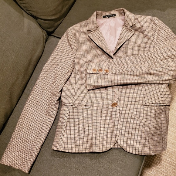 THEORY Tweed look blazer. - Picture 4 of 4